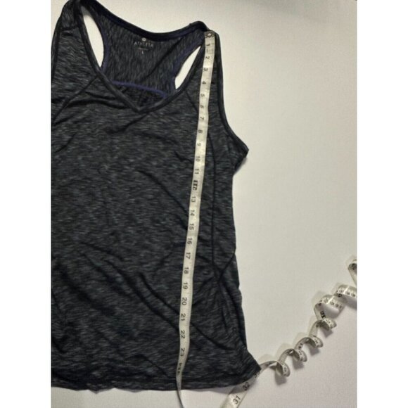 Athleta Womens Space Gray Racer Back Yoga Running Athletic Top Size Large - Picture 7 of 8